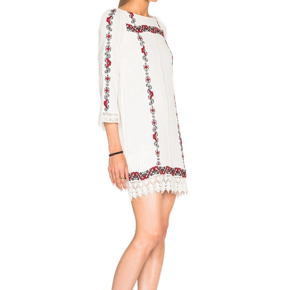 Alice + Olivia Riska Embroidered Dress Size 0 Like New - Picture 2 of 9